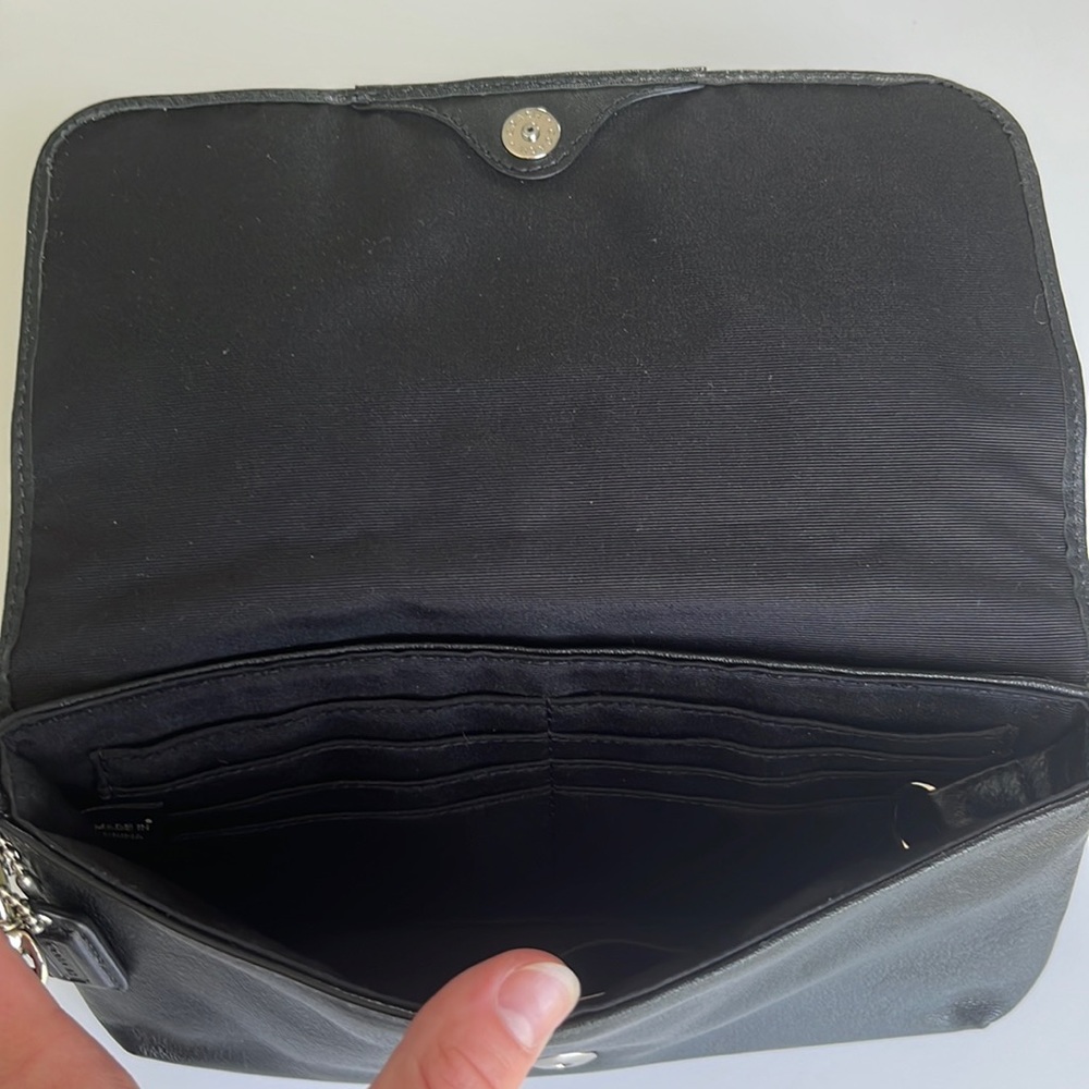 Black Coach Wristlet - Picture 4 of 6